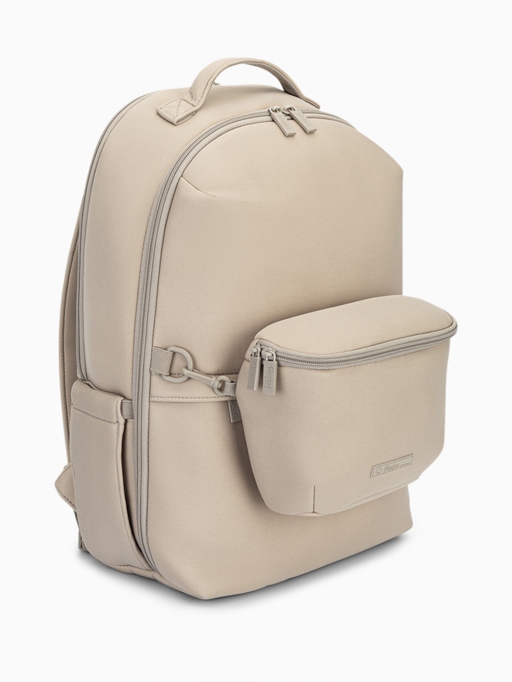 Parker Baby Co Drift Neoprene Llama Beige Mom Diaper Backpack & Belt Bag NWT